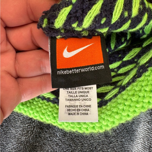 NWOT Nike NFL Seattle Seahawks Knit Beanie Hat - Picture 3 of 5